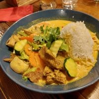 Ente mit Gemüse Curry! at Ong Tao Vegan in Frankfurt