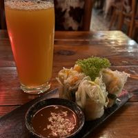 Springrolls  at Ong Tao Vegan in Frankfurt