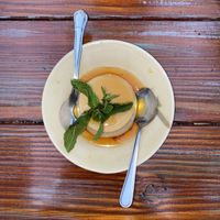 Creme brûlée  at Ong Tao Vegan in Frankfurt