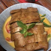 Vegan duck at Ong Tao Vegan in Frankfurt