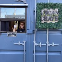 Owner was super friendly    at Vegan Crave in Kansas City