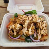 Oyster Mushroom Po Boy at Vegan Crave in Kansas City