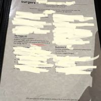 Menu 2  at The Brick in Kansas City