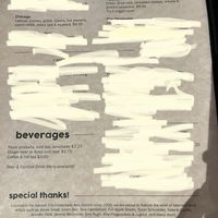 Menu 3  at The Brick in Kansas City