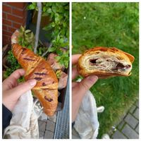 chocolate filled croissant 2,65€ at Bioladen Schömmel in Cottbus