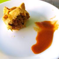 Veggies pastry/empada at Sabor Superior in Alges