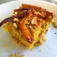 Orange tart/pie at Sabor Superior in Alges