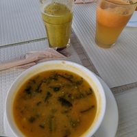 Miso soup at Sabor Superior in Alges