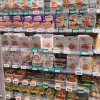 Lot of refrigerated substitutes at Albert Heijn in Amsterdam
