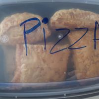 Pizza empanada at Pura Vida - Maybe closed in Panama City