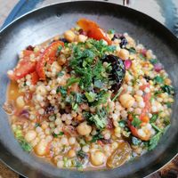 'Berkoekoes' stoofschotel met parelcouscous at El Maïda in Groningen