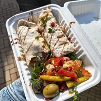 Falafel for 10 euro as takeaway at El Maïda in Groningen