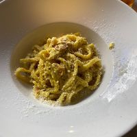 Spaghetti carbonara  at Choose in Madrid