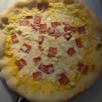 pizza carbonara at Choose in Madrid