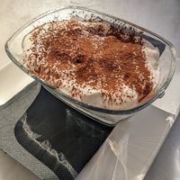 tiramisu at Choose in Madrid