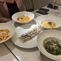 Gnocchi, carbonara, paccheri funghi, bucatini, and buciate Siciliana,   at Choose in Madrid