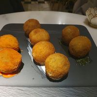 Croquettes with different fillings (predish- but very filling) at Choose in Madrid