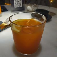Carrot-orange juice at Choose in Madrid