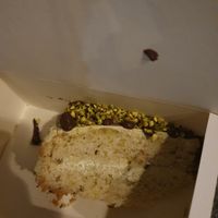 There was no room for dessert so the Pistachio cake had to be take away.  at Choose in Madrid