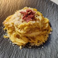 Pasta Carbonara 16€ at Choose in Madrid