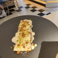 Pistachio pasta at Choose in Madrid