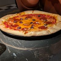 Diavola pizza at Choose in Madrid