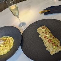 La Carbonara, Paccheri al pistacchio di Bronte at Choose in Madrid