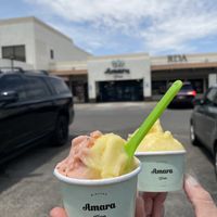 Incredible taste. 4 dairy free options when we went.   at Amara Gelato in Midland