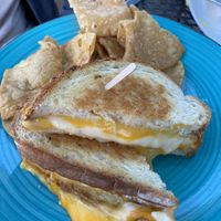 Vegan grilled cheese  at Ivy's Bohemia House in Chesterton