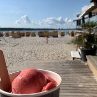 Strawberry Ice Cream   at Buena Vista in Laboe