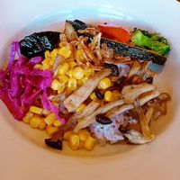 Multi grain rice with vegetables at Royal Host in Nagoya