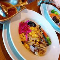 Vegetable curry with multi grain rice at Royal Host in Nagoya