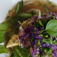 vegan pho at Alam Green Lotus in Ubud