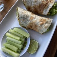 Zaatar rolls, so yummy!  at Alam Green Lotus in Ubud