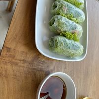 Summer rolls, awesome!  at Alam Green Lotus in Ubud
