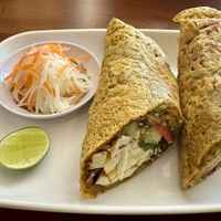 Za’atar oregano wrap   at Alam Green Lotus in Ubud