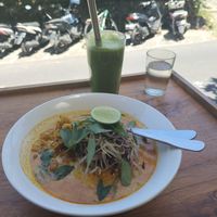 Wonderful Laksha. Just Yummy, delicious and full of veggies at Alam Green Lotus in Ubud