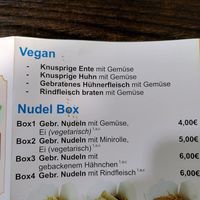Vegan dishes at Asia Luong in Hannover
