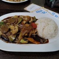 Vegan beef at Asia Luong in Hannover