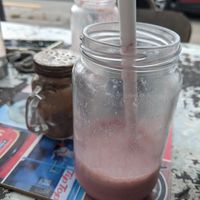 Oat milk smoothie - yummy at The Running Duck in Geraldine