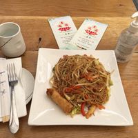 Dish from Happy Veggie. at Happy Veggie Restaurant in New York City