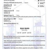 Novo menu at Habitat in Leiria
