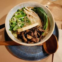 Teriyaki Udon Noodles Vegan at Habitat in Leiria