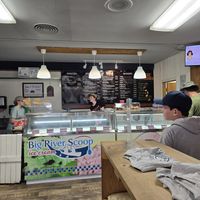 Inside at Big River Scoop Ice Cream in Bemidji