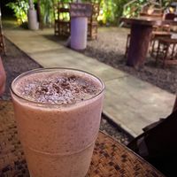 Cacao nuts smoothie at Indómitos Café & Bar in Uvita