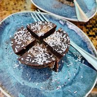 Raw snickers dessert  at Indómitos Café & Bar in Uvita