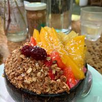 Tropical smoothie bowl at Indómitos Café & Bar in Uvita