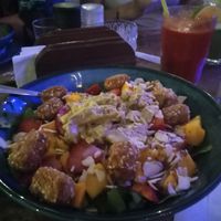 My salad (The "Playera"?). Yum! at Indómitos Café & Bar in Uvita