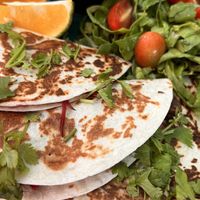 Seitan & spinach tacos  at Indómitos Café & Bar in Uvita