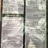 Menu  at Indómitos Café & Bar in Uvita